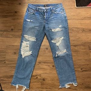 Abercrombie and Fitch boyfriend jeans